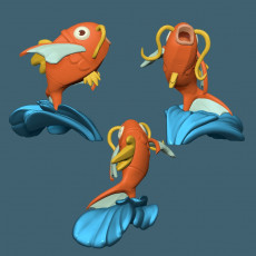 Magikarp Pokemon 3D model