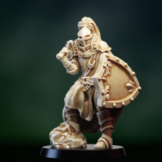 Fantasy medieval knight warrior 3D model