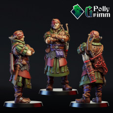 Elven archer. Elf commando 3D model by PollyGrimm