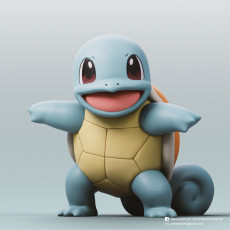 Squirtle(Pokemon) 3D model by PatrickFanart