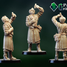Vampire and alchemist. Tabletop miniature 3D model by PollyGrimm