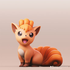 Vulpix(Pokemon) 3D model by PatrickFanart