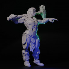 Female Barbarian 3D model by Matt Gubser