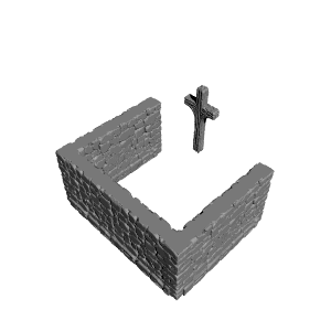 Stone wall Temple