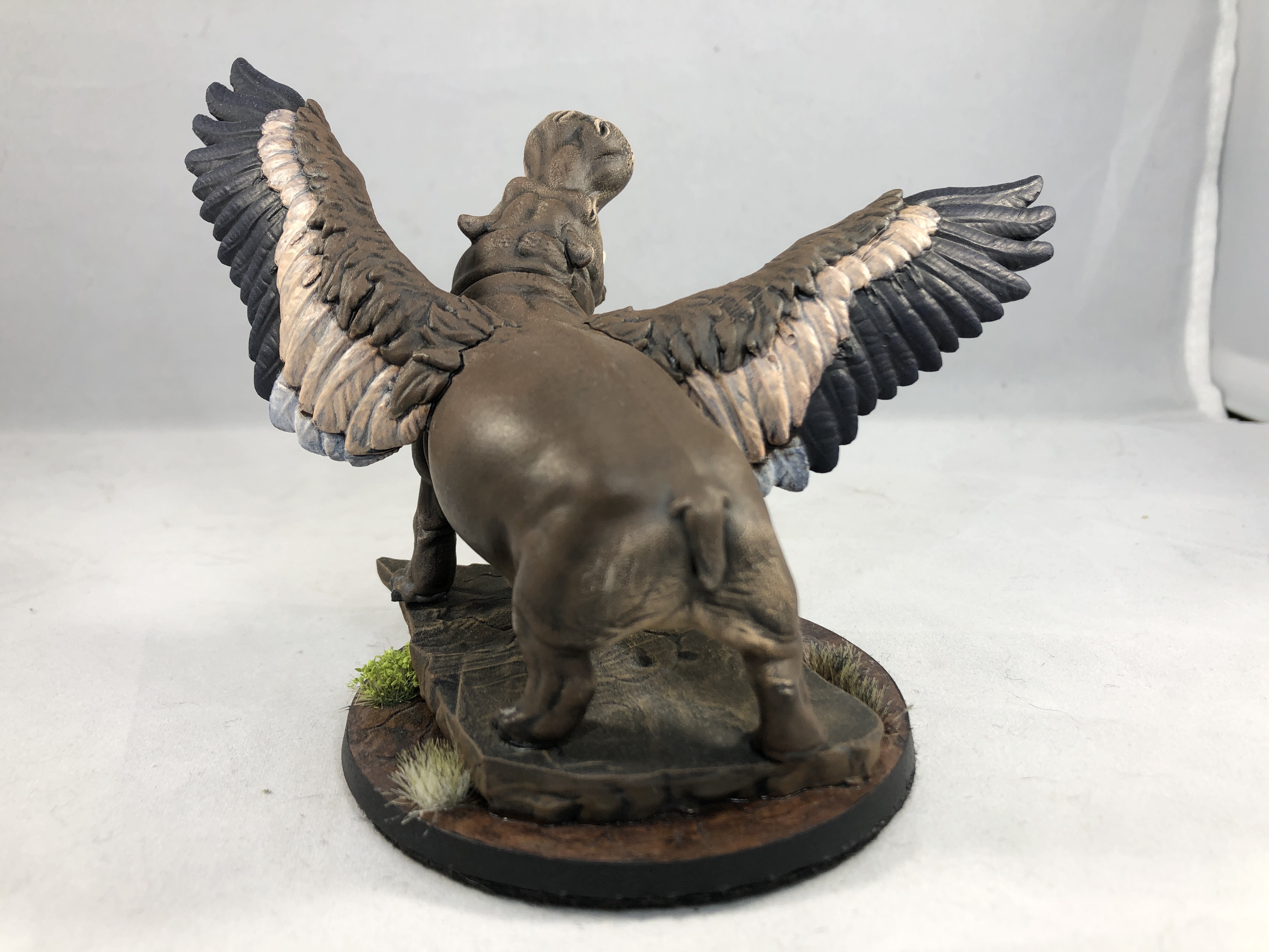 3D Printable Potagriffmus Flying Hippo | PRESUPPORTED | Tomb of