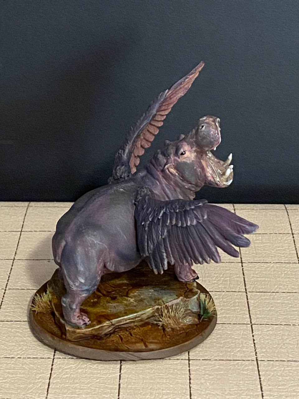 3D Printable Potagriffmus Flying Hippo | PRESUPPORTED | Tomb of