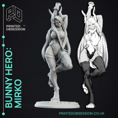 Mirko: Bunny Hero - My Hero Academia - 30cm Fanart 3D model by Printed Obsession