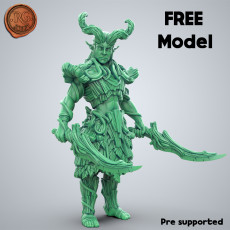 Wood Elf - Warrior 02 3D model