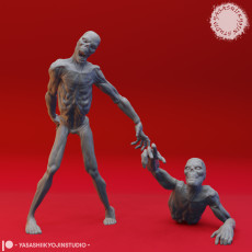 Zombies - Tabletop Miniature 3D model by YKS Miniatures