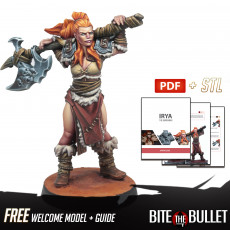 [Free] Welcome Model + Painting Guide (Irya, the Barbarian) 3D model