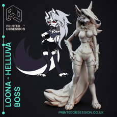 Loona - Helluva Boss - 15cm model - Fanart 3D model by Printed Obsession