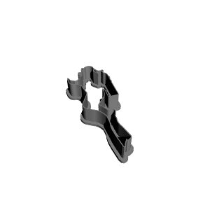 Scuba diver cookie cutter