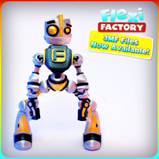 Free Model: FLEXI FACTORY PRINT-IN-PLACE FOKOBOT 2.0  ( robot ) 3D model