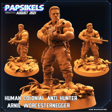 HUMAN COLONIAL ANTI HUNTER ARNIE WORCESTERNEGGER 3D model