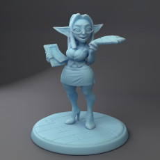 Aria the Goblin ( Female Goblin NPC / Office Worker / Modern ) 3D model by Twin Goddess Miniatures