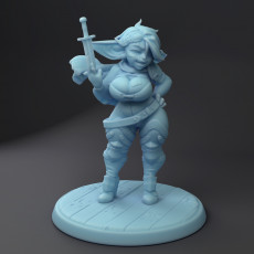 Meryl the Goblin ( Female Goblin Rogue / Dagger Assassin  ) 3D model