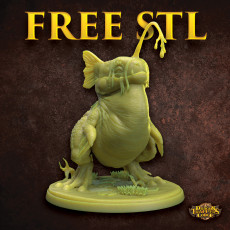 Free Miniature Alpha Glow Hopper Pose A | Dragon Trapper's Lodge 3D model by The Dragon Trappers Lodge