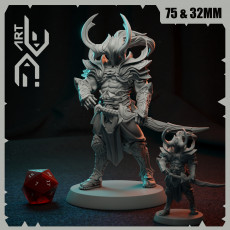 Samurai 75mm/32mm 3D model