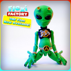 Free Model: Flexi Anycubic alien 3D model