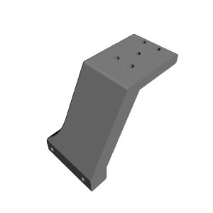 The QueenAnt Pro CNC X Axis Drag Chain Mount