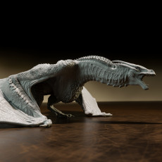 Syrax dragon fan art - pre supported - FREE model Free 3D print model 3D model