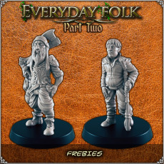 Everyday Folk Part 2 from EC3D - FREEBIES 3D model by EC3D Design