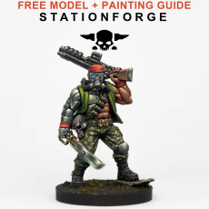GrimGuard Slayer Painting Guide + Model 3D model by Station Forge