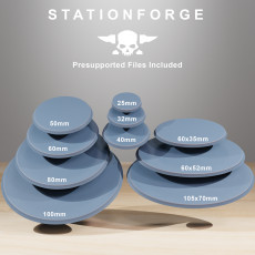 Hollowed Bases 3D model by Station Forge