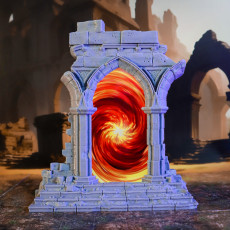 Ruined Archway Portal - Calling Portals 3D model