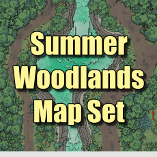 Summer Woodland-Themed Map Set (SW) 3D model