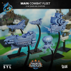Cin'darian Empire Main Combat Fleet 3D model