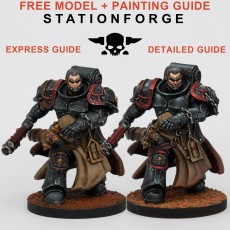 Socratis Crusader Painting Guide + Model 3D model by Station Forge