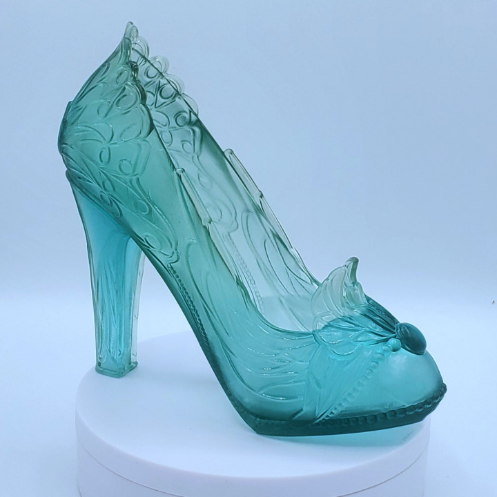 The Glass Slipper 印刷物 3D Print of Glass Slipper by VariablePenguin