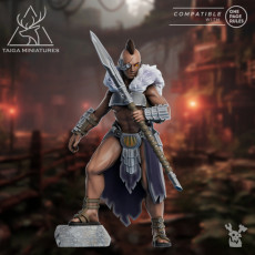 Steel Maiden Grand Huntress 3D model by Taiga Miniatures