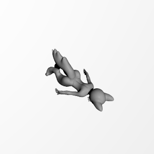 Cartoon bipedal cat