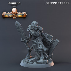 Supportless Skeleton Sample Wooden Shield 3D model