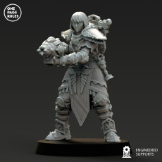Blessed Sisters - Warrior - Free Preview 3D model by One Page Rules
