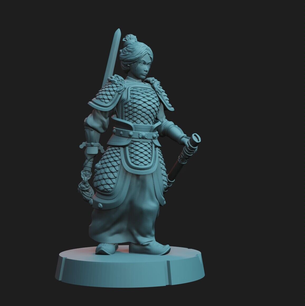 Finch and Dragon - Lady Ge Nen, Battlemaid of Ming