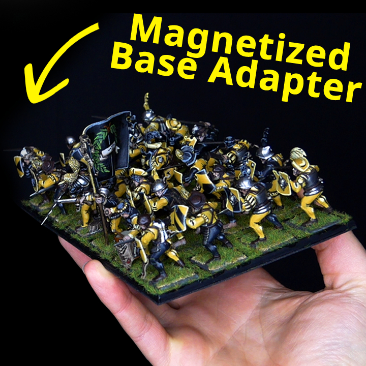 Magnetizable adaptable Movement Trays for The Old World