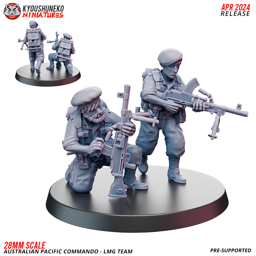 LMG - Australian Pacific Commando ww2