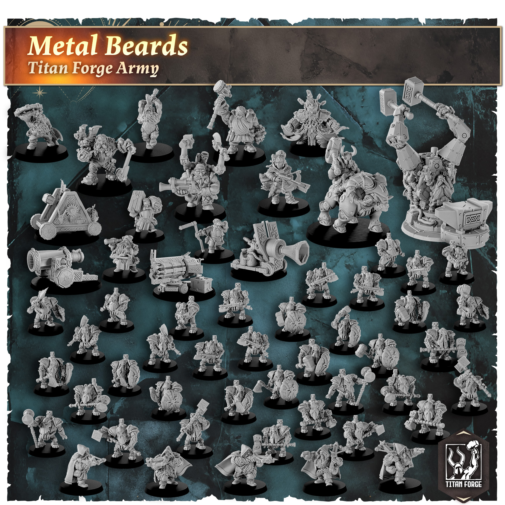 OPR Army - Metal Beards