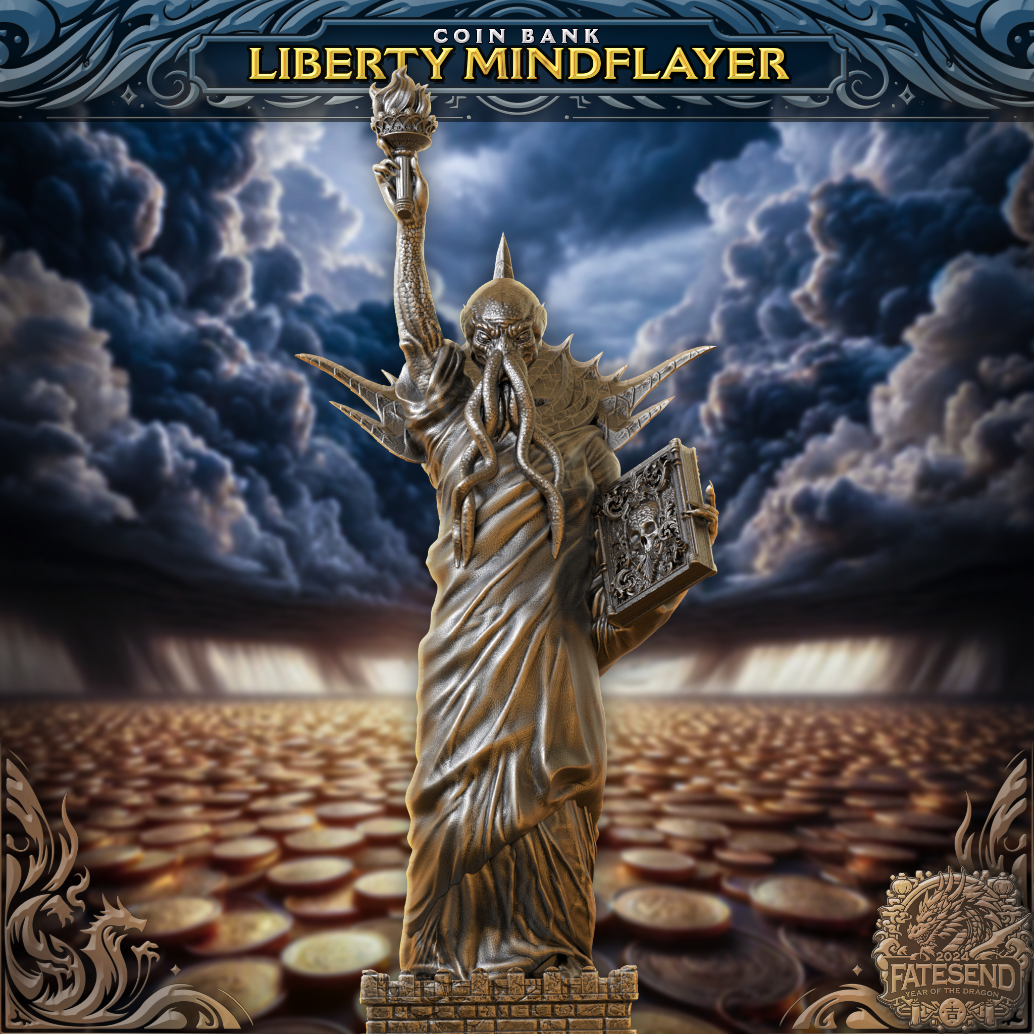 Liberty Mind Flayer - Coin Bank