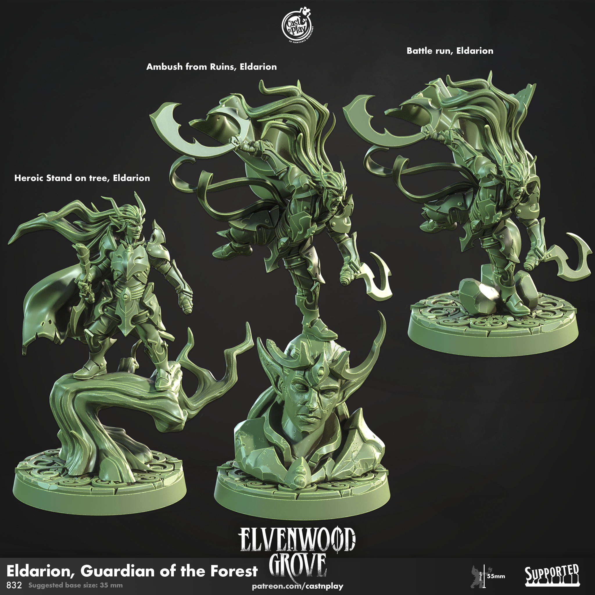 Eldarion, Guardian of the Forest (Pre-Supported) | Cast n Play