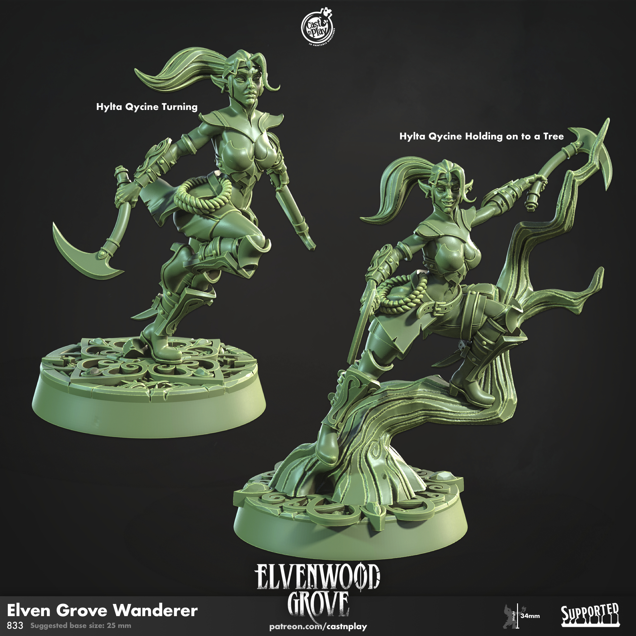 Elven Grove Wanderer (Pre-Supported) | Cast n Play