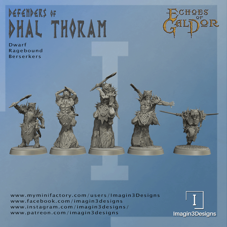 Dwarf Ragebound Berserkers