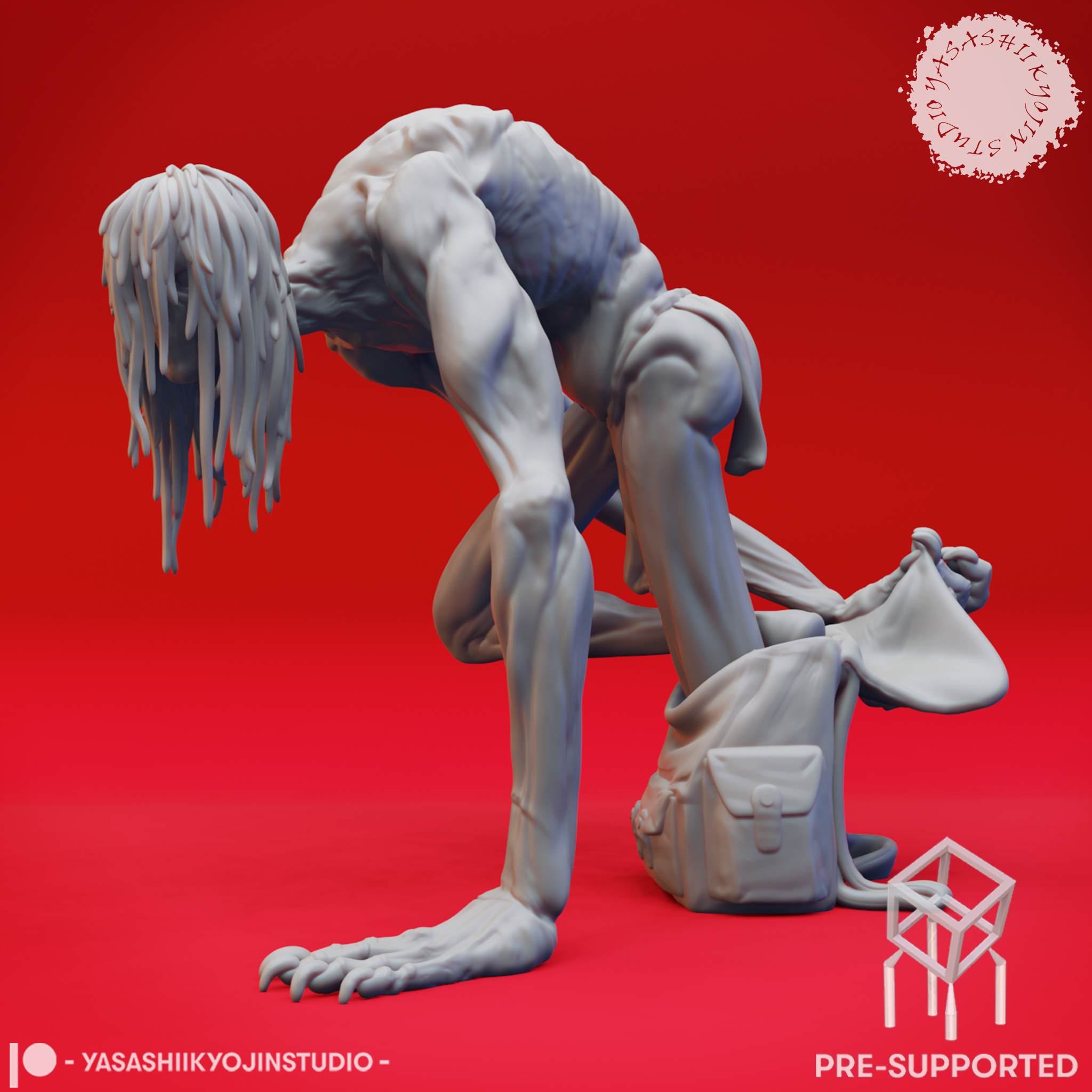 Bagman - Tabletop Miniature (Pre-Supported)