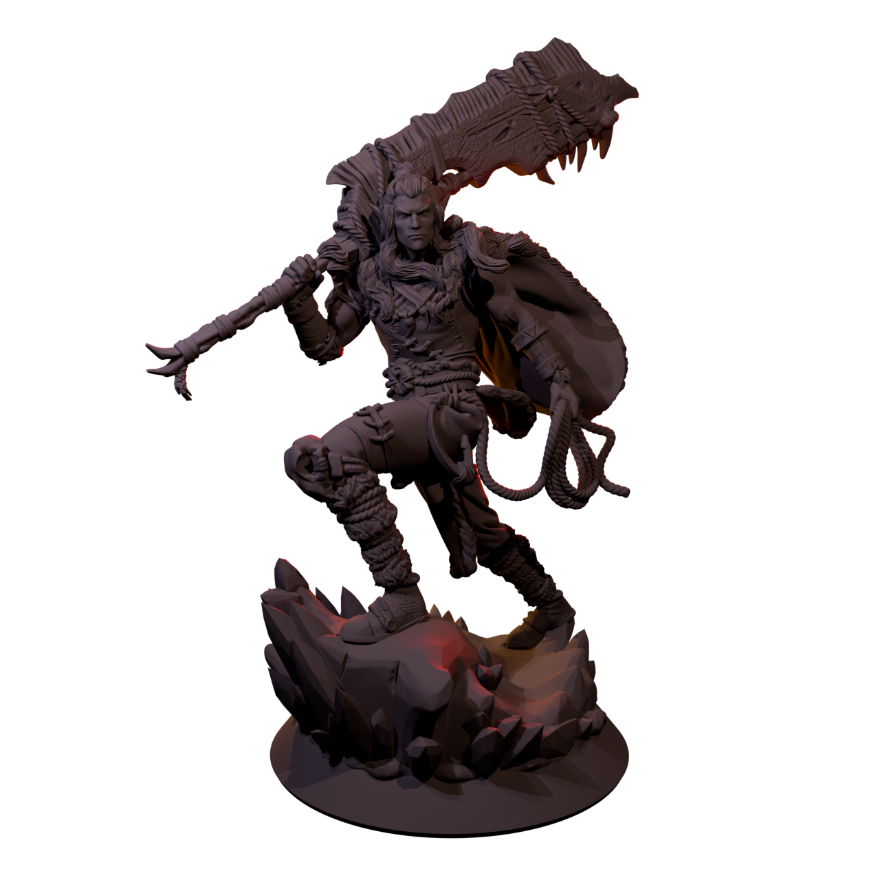 Elf Alaric with Berserk Sword