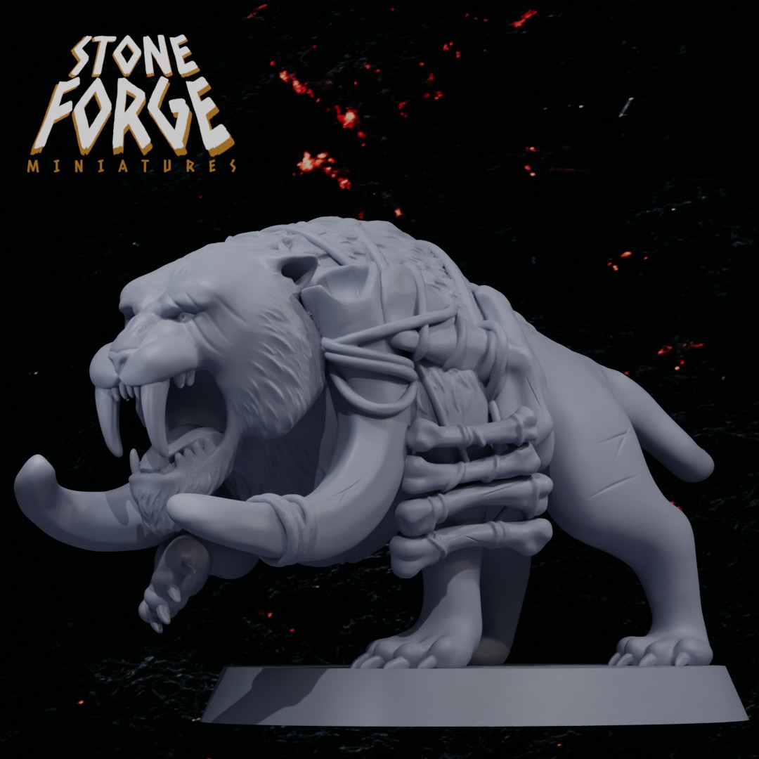 Sabretooth Tiger (Pre-Supported)