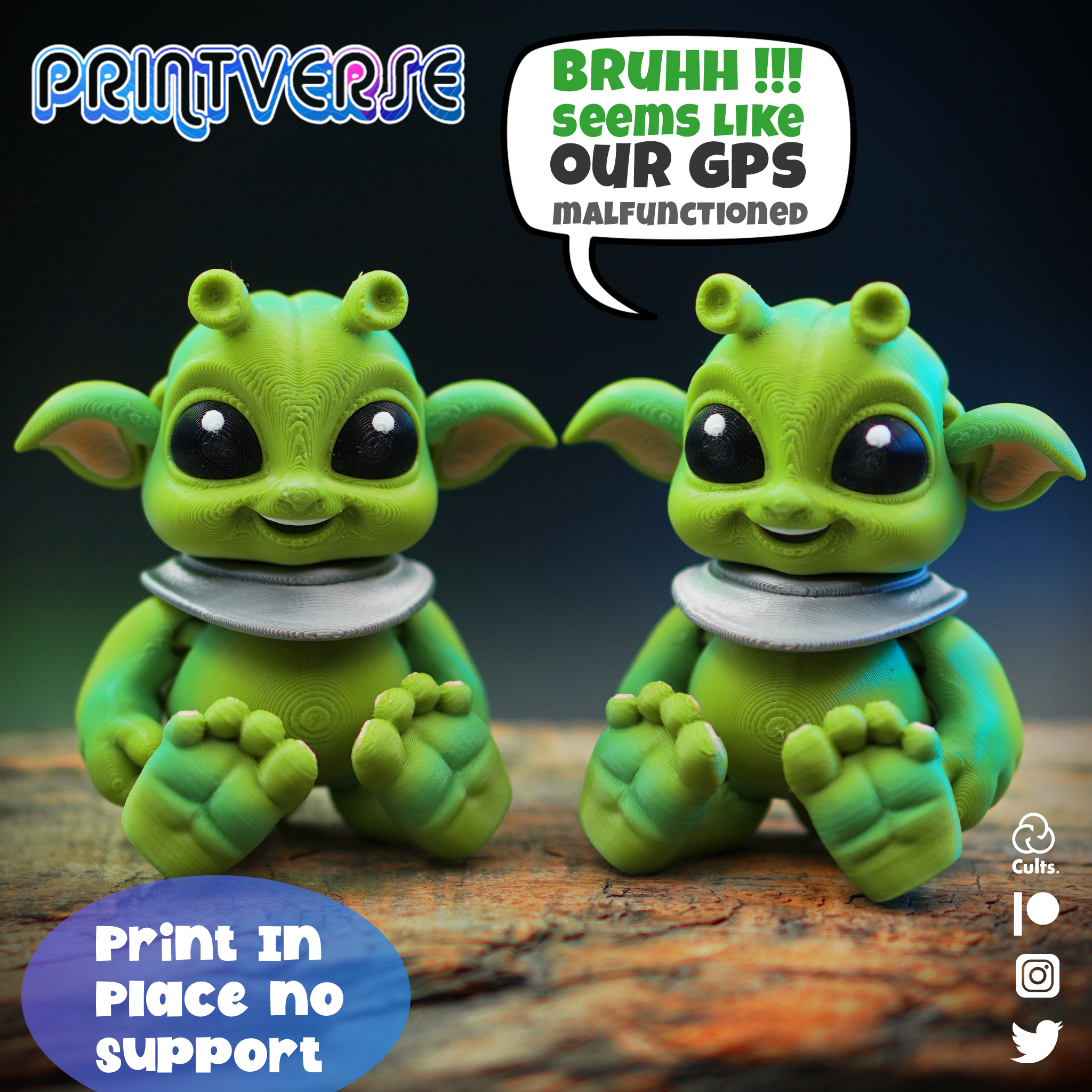 Flexy Print In Place Baby Alien