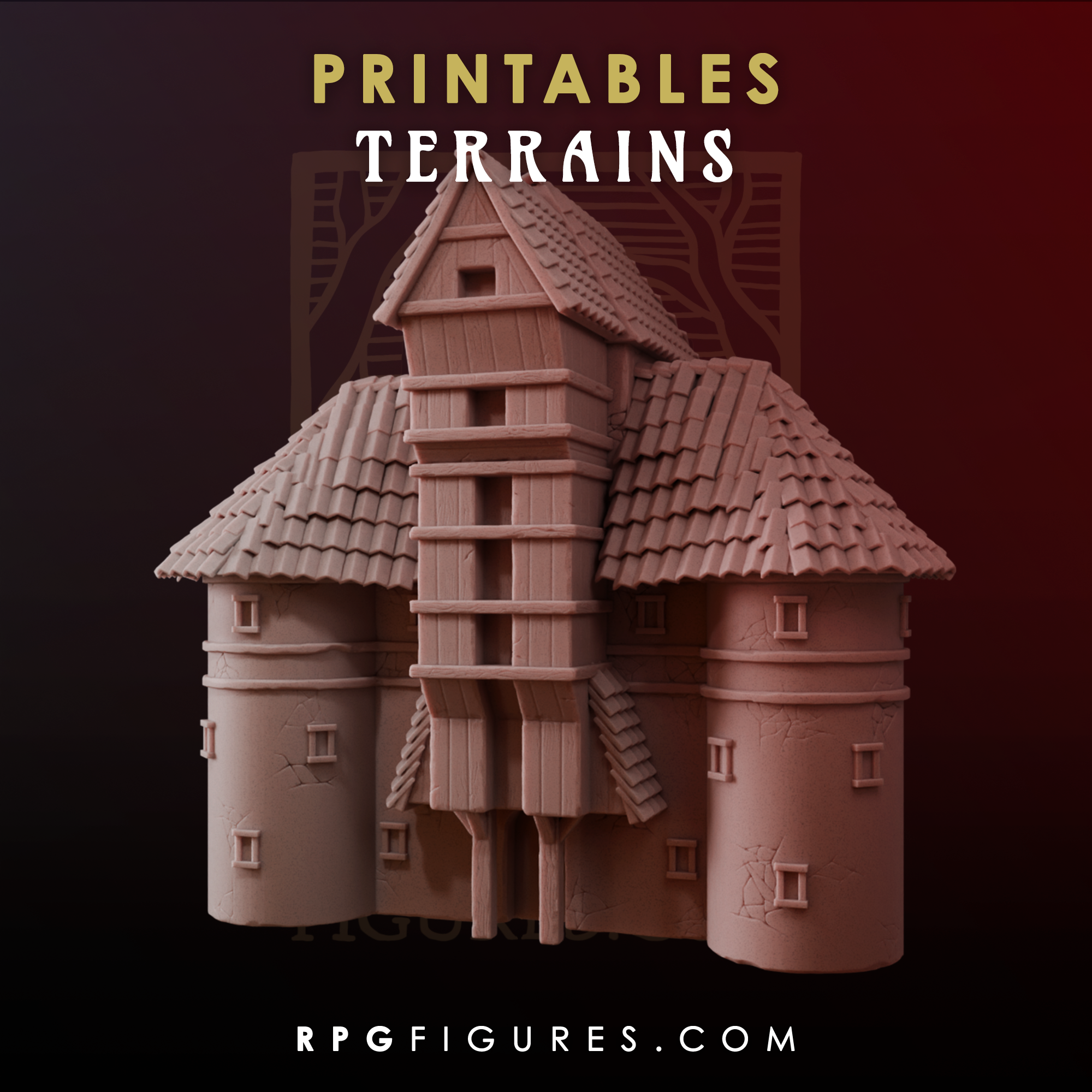 Printable Terrains - Gdansk Zuraw (The Crane)
